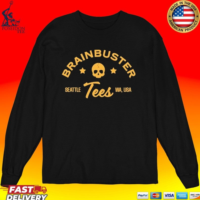 Terry Brainbuster Tees Seattle Wa Usa Vintage T-shirt