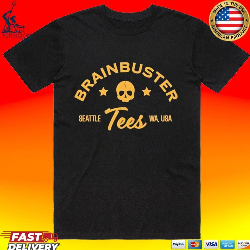 Terry Brainbuster Tees Seattle Wa Usa Vintage T-shirt