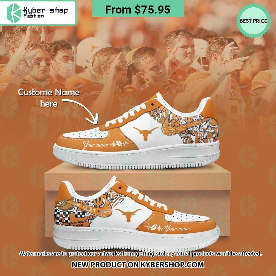Texas Longhorns CUSTOM Air Force 1