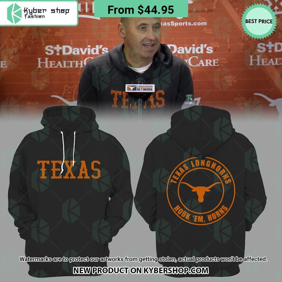 Texas Longhorns Steve Sarkisian Coach Hoodie