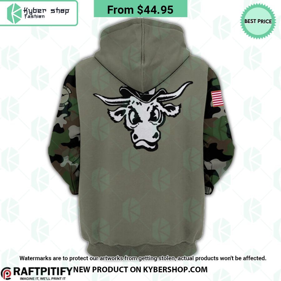 Texas Longhorns Veterans Camo Hoodie