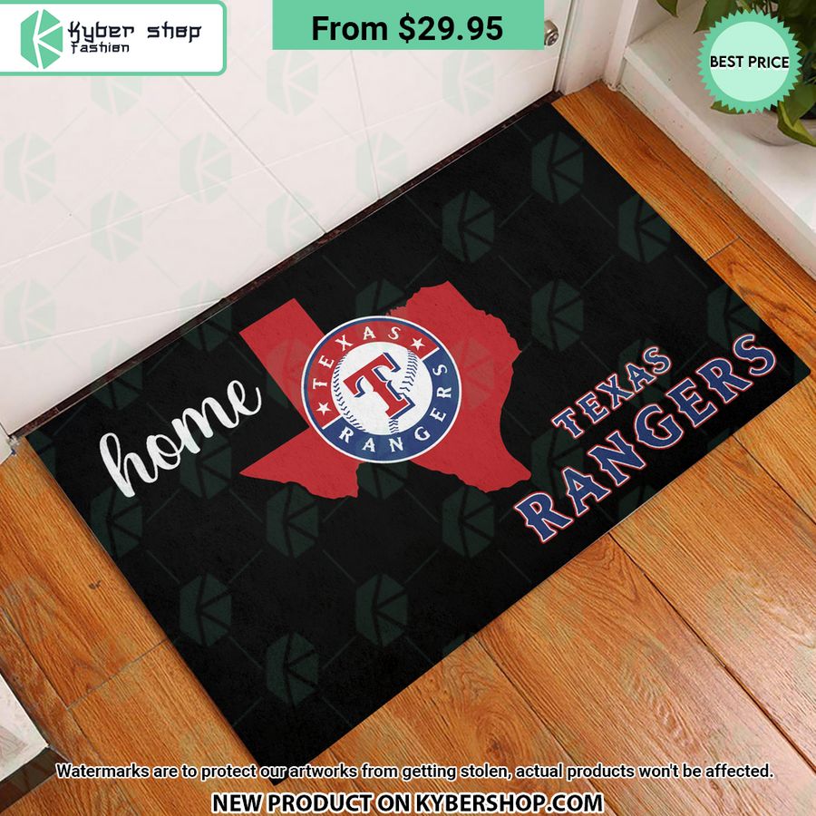 Texas Rangers Home Doormat