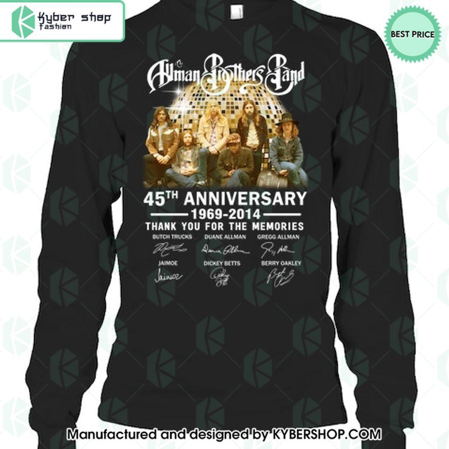 The Allman Brothers Band 45th Anniversary T Shirt