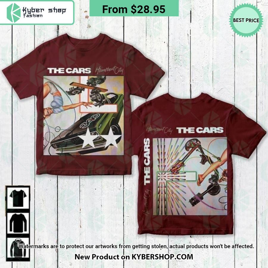 The Cars Heartbeat City Album Shirt