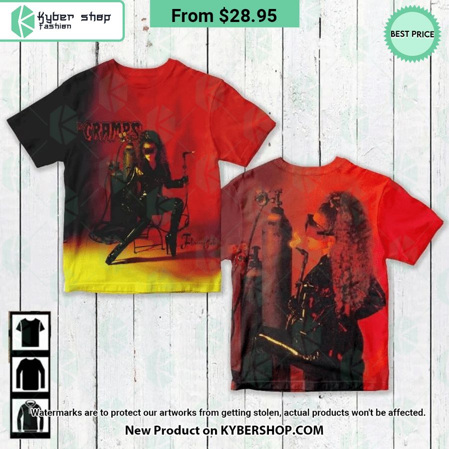 The Cramps Flamejob Album Shirt