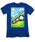 Playful Pandas in Bamboo Forest T-Shirt