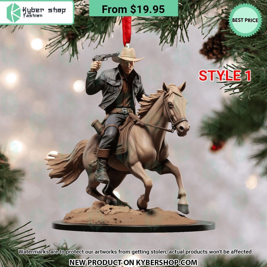 The Good the Bad and the Ugly Film Christmas Ornament
