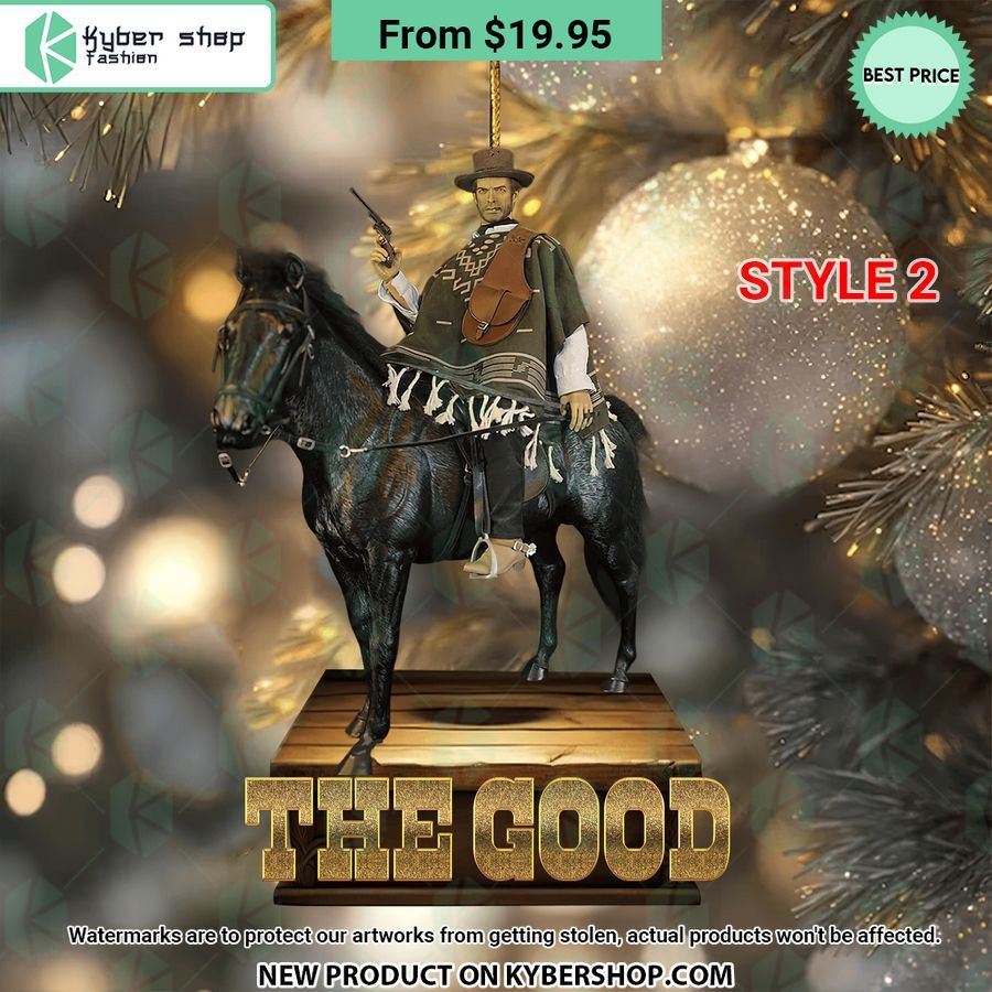 The Good the Bad and the Ugly Film Christmas Ornament