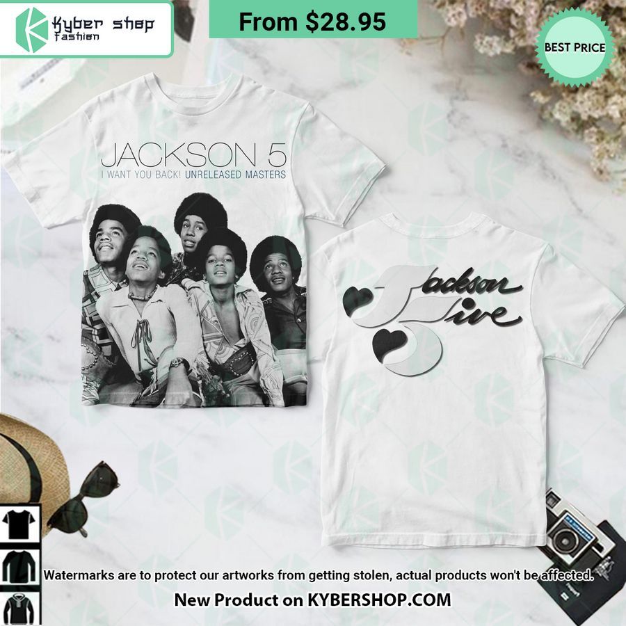 The Jackson 5 I Want You Back Unreleased Masters Album Shirt