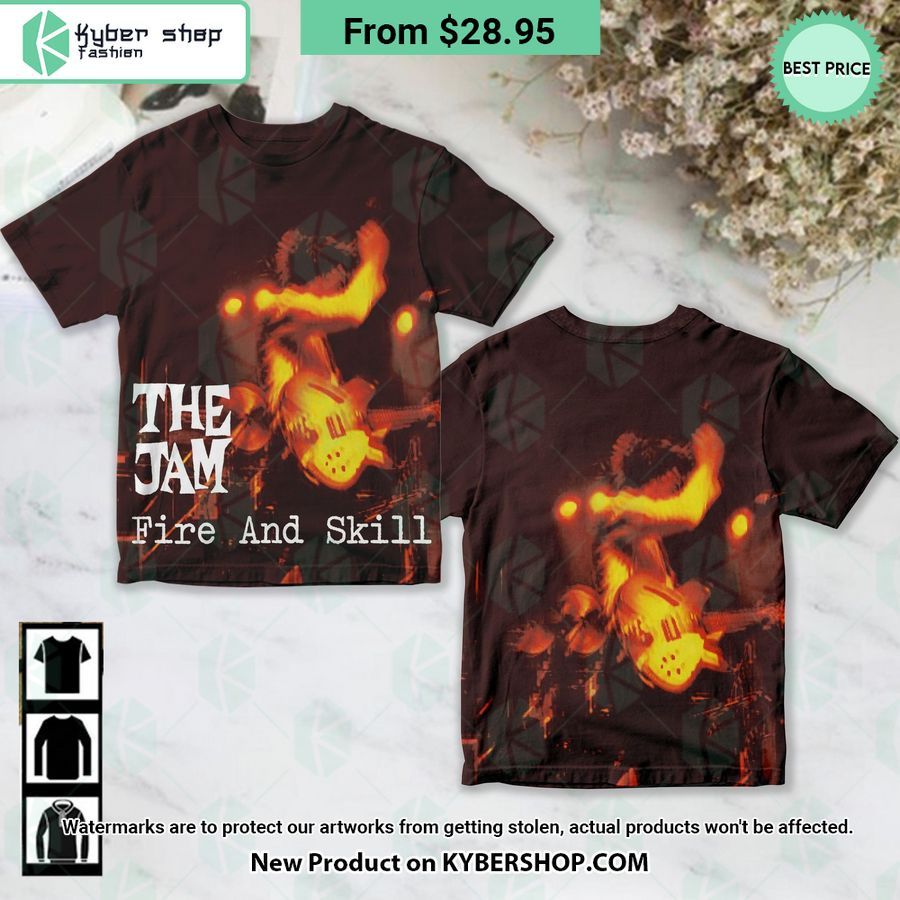 The Jam Fire And Skill Album Shirt