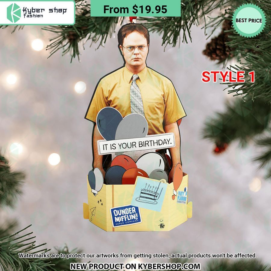 The Office Dunder Mifflin Christmas Ornament