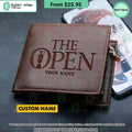 The Open CUSTOM Leather Wallet