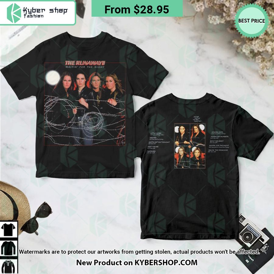 The Runaways Waitin For The Night Album Cover Shirt
