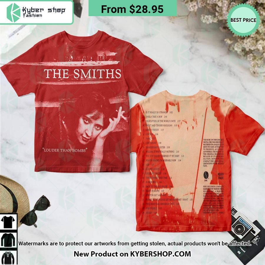 The Smiths Louder Than Bombs Album Shirt