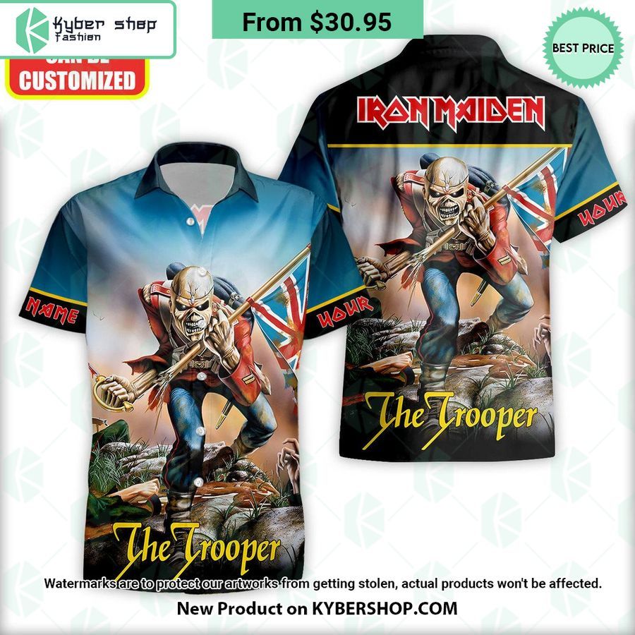 The Trooper Iron Maiden Hawaiian Shirt