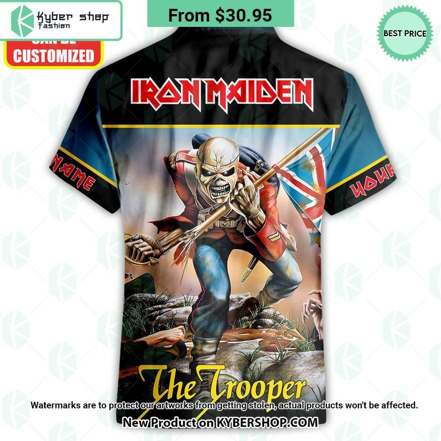 The Trooper Iron Maiden Hawaiian Shirt