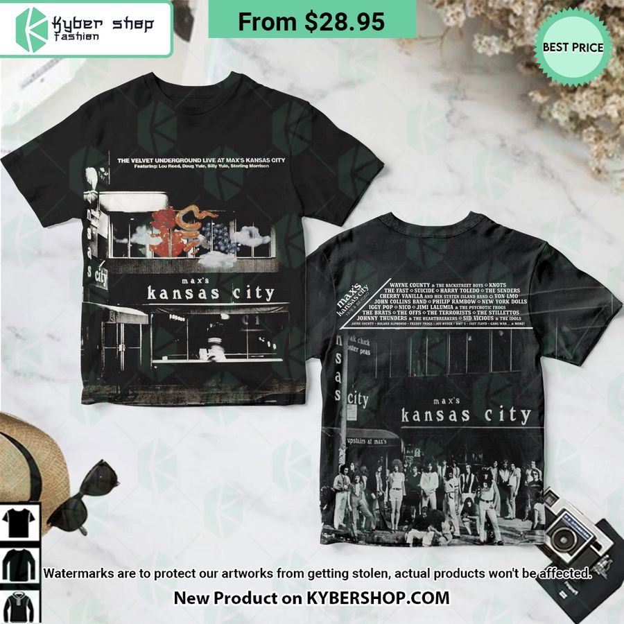 The Velvet Underground Live At Max’s Kansas City Album Cover Shirt