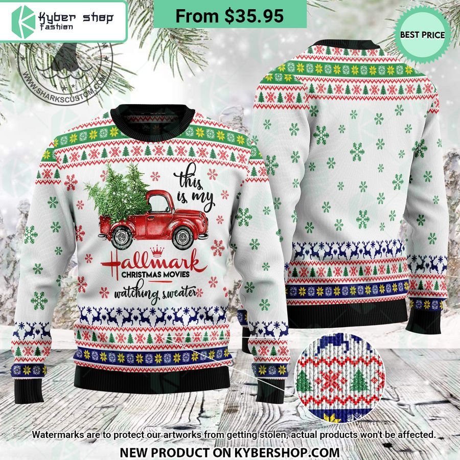 This Is My Hallmark Christmas Movies Watching Sweater