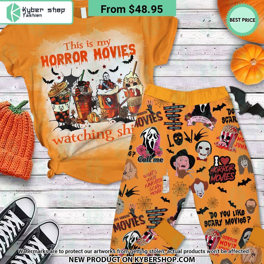 This Is My Horror Movies Watching Shirt Pajama Sets
