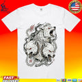 Three Headed Wolf Cerberus Mythology T-shirt