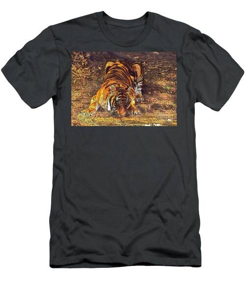 Tiger Drinking Water T-Shirt