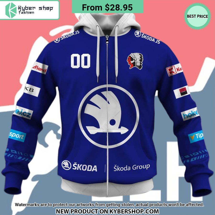 Tipsport Extraliga HC Skoda Plzen Jersey Style CUSTOM Hoodie