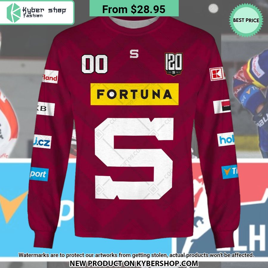 Tipsport Extraliga HC Sparta Praha Jersey Style CUSTOM Hoodie