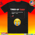 Tired Of This Play Through Rate 7 Day Moving Average T-shirt
