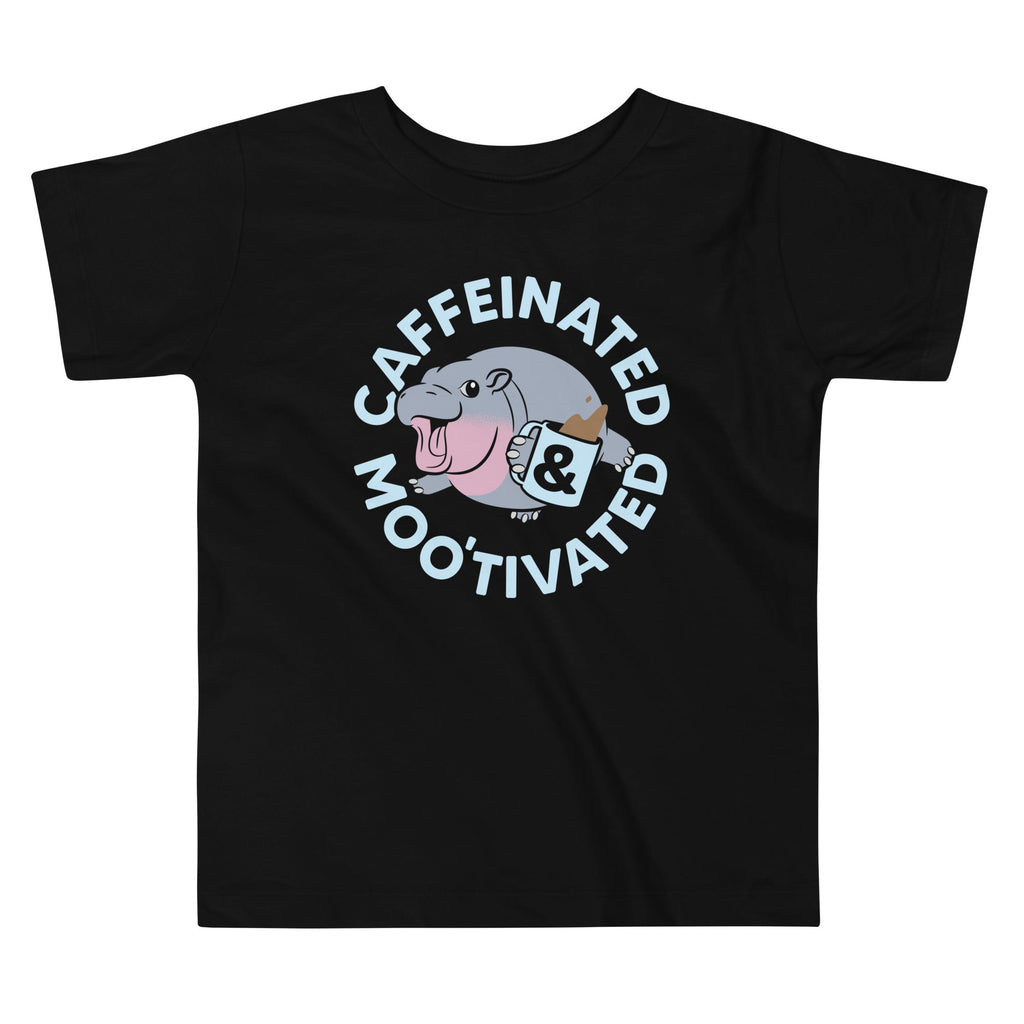 Caffeinated & Moo'tivated Kid's Toddler Tee