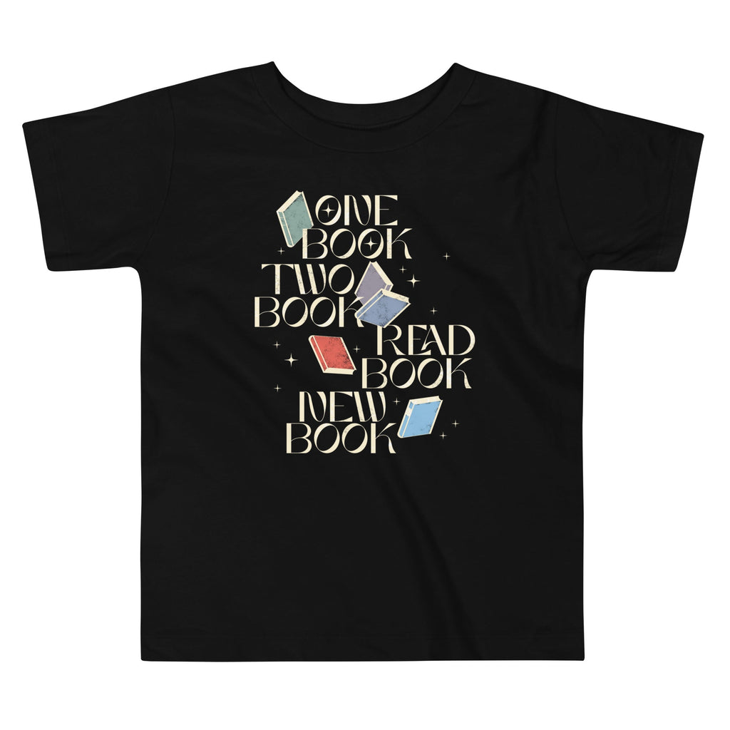One Book Two Book Read Book New Book Kid's Toddler Tee