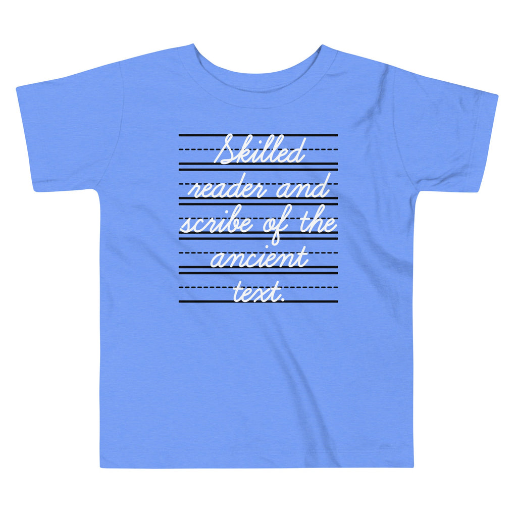 Skilled Reader And Scribe Of The Ancient Text Kid's Toddler Tee