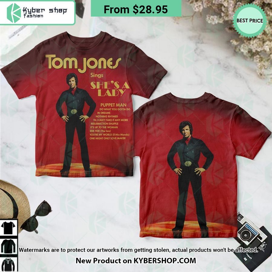 Tom Jones She’s A Lady Album Shirt