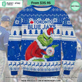 Toronto Blue Jays Grinch Christmas Sweater
