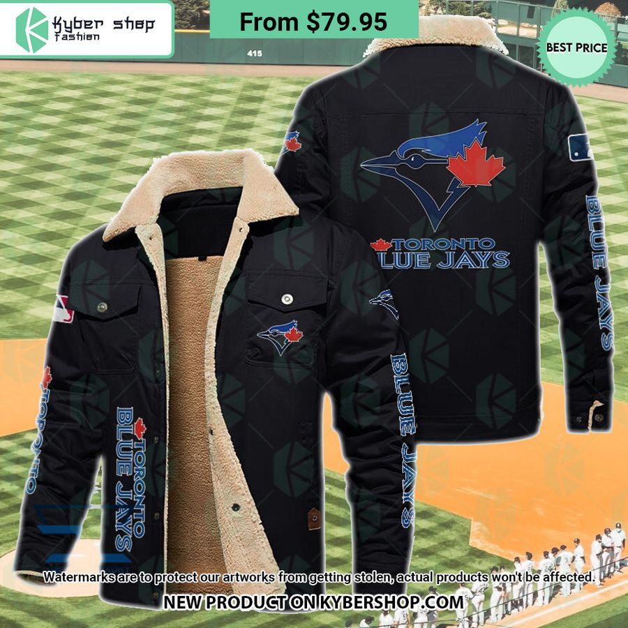 Toronto Blue Jays MLB Fleece Leather Jacket
