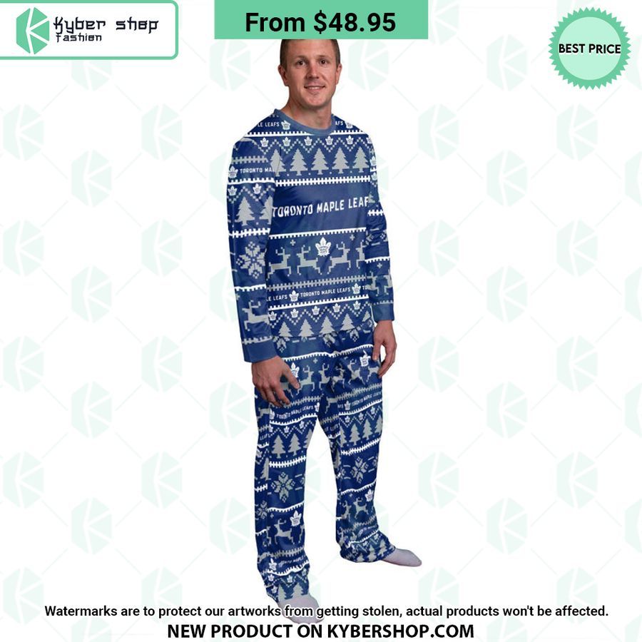 Toronto Maple Leafs NHL Family Holiday Pajamas Set