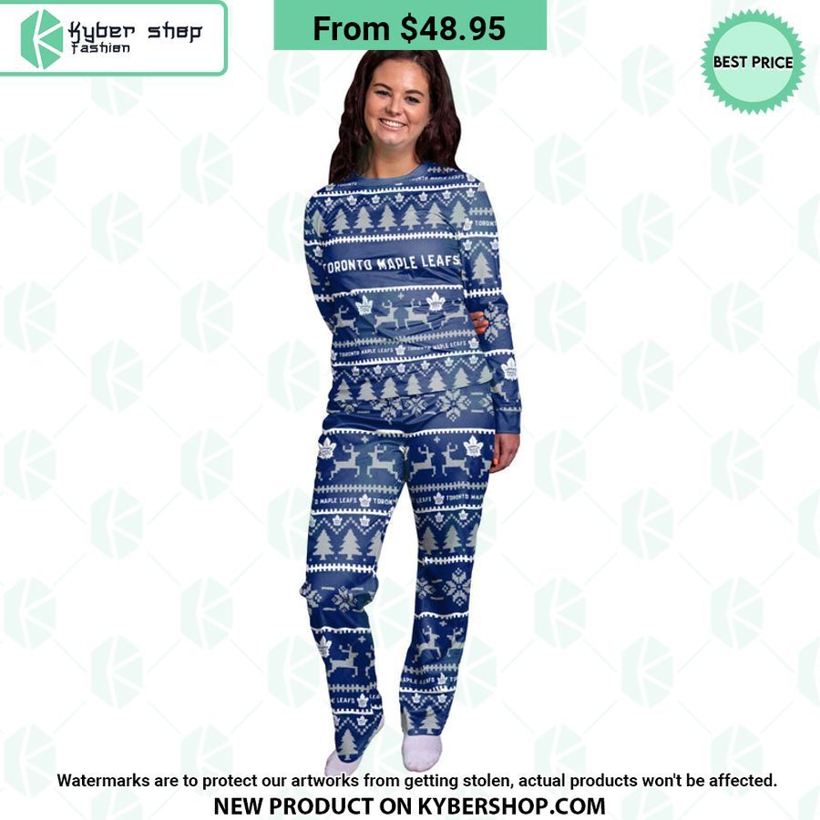 Toronto Maple Leafs NHL Family Holiday Pajamas Set