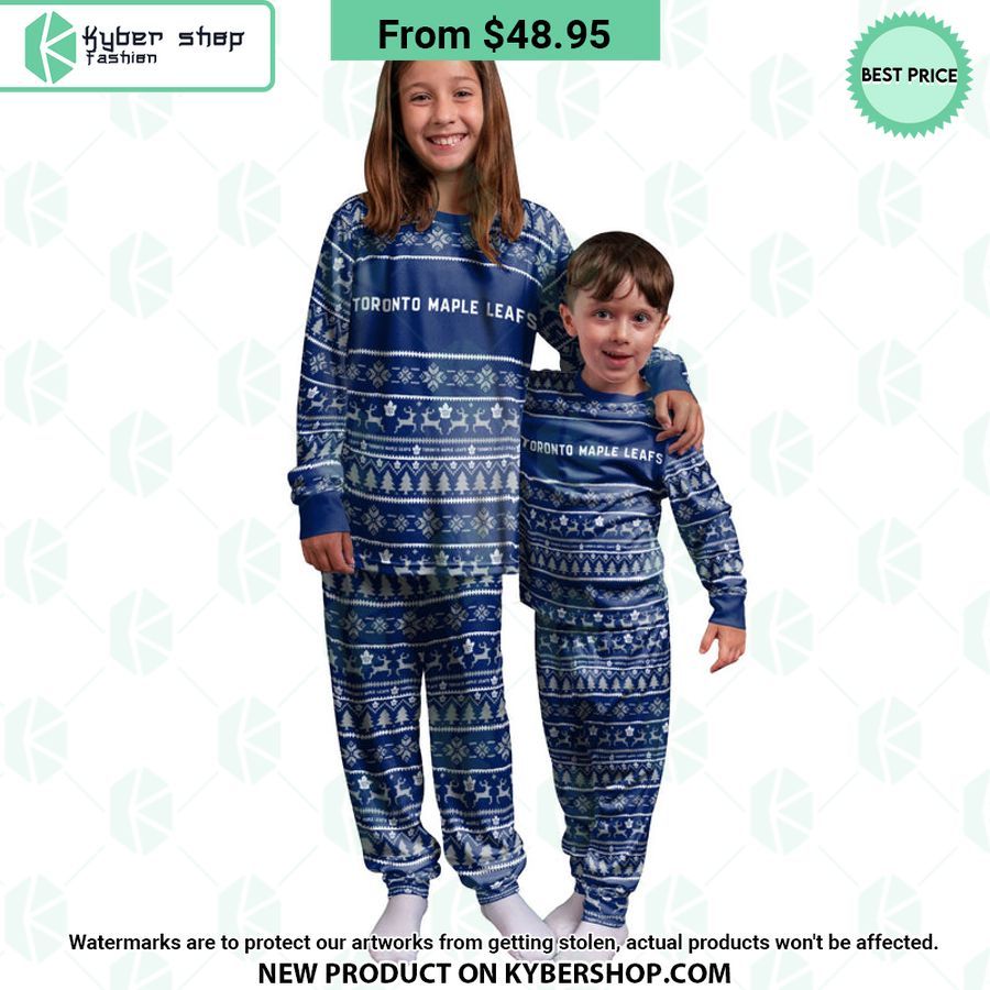 Toronto Maple Leafs NHL Family Holiday Pajamas Set