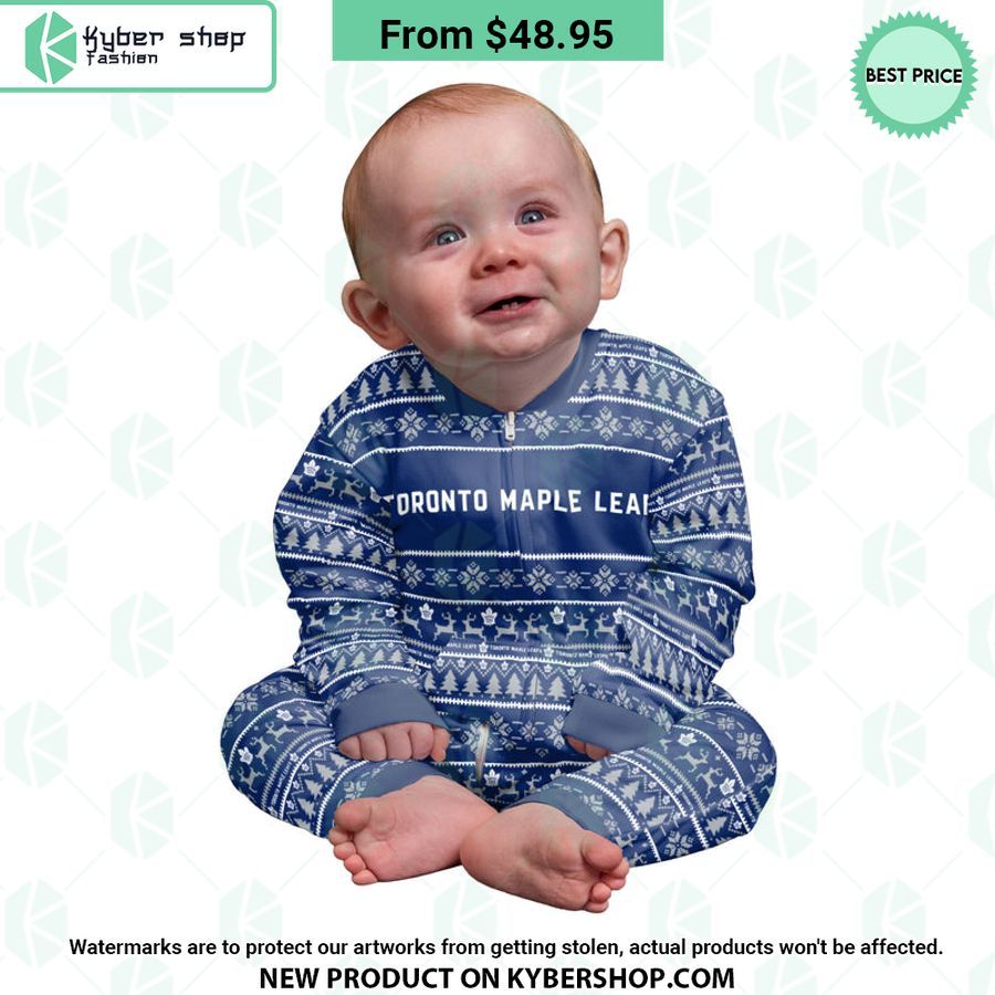 Toronto Maple Leafs NHL Family Holiday Pajamas Set