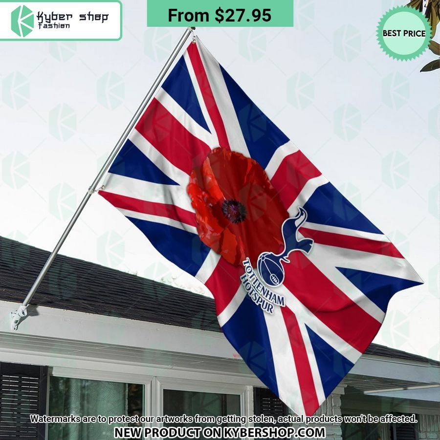 Tottenham Hotspur Remembrance day Flag