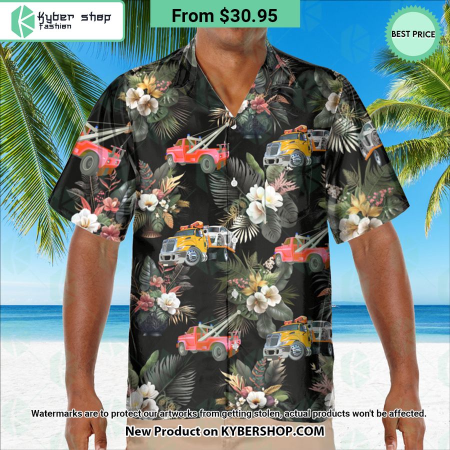 Tow Truck Operator Hawaiian Shirt