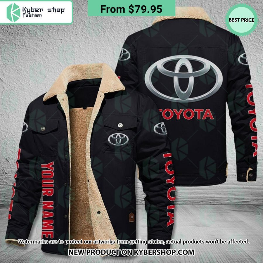 Toyota CUSTOM Fleece Leather Jacket