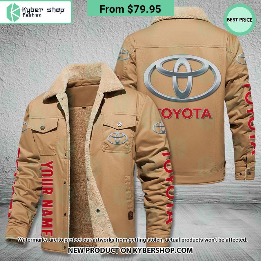 Toyota CUSTOM Fleece Leather Jacket