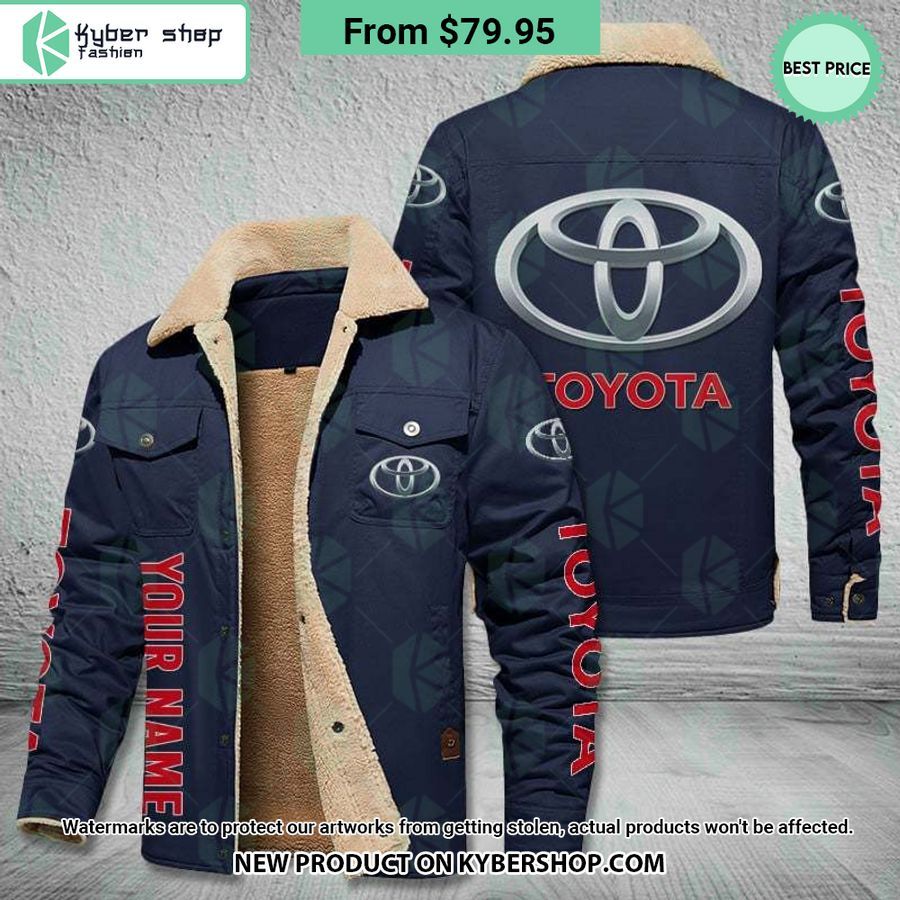 Toyota CUSTOM Fleece Leather Jacket
