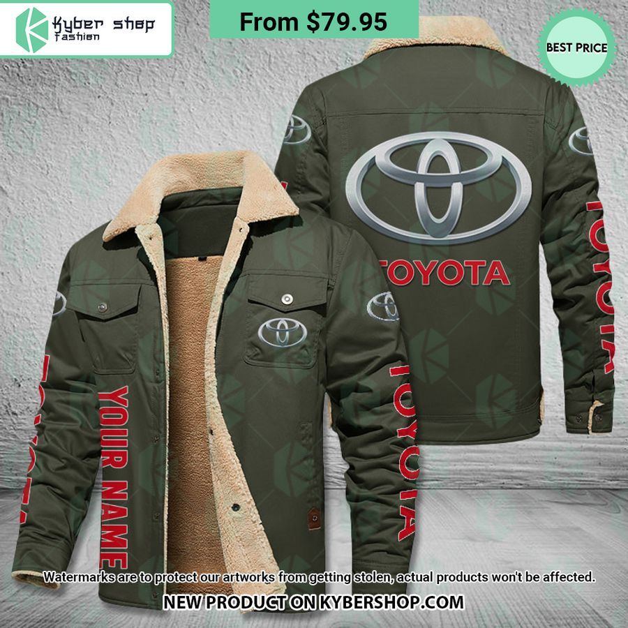 Toyota CUSTOM Fleece Leather Jacket