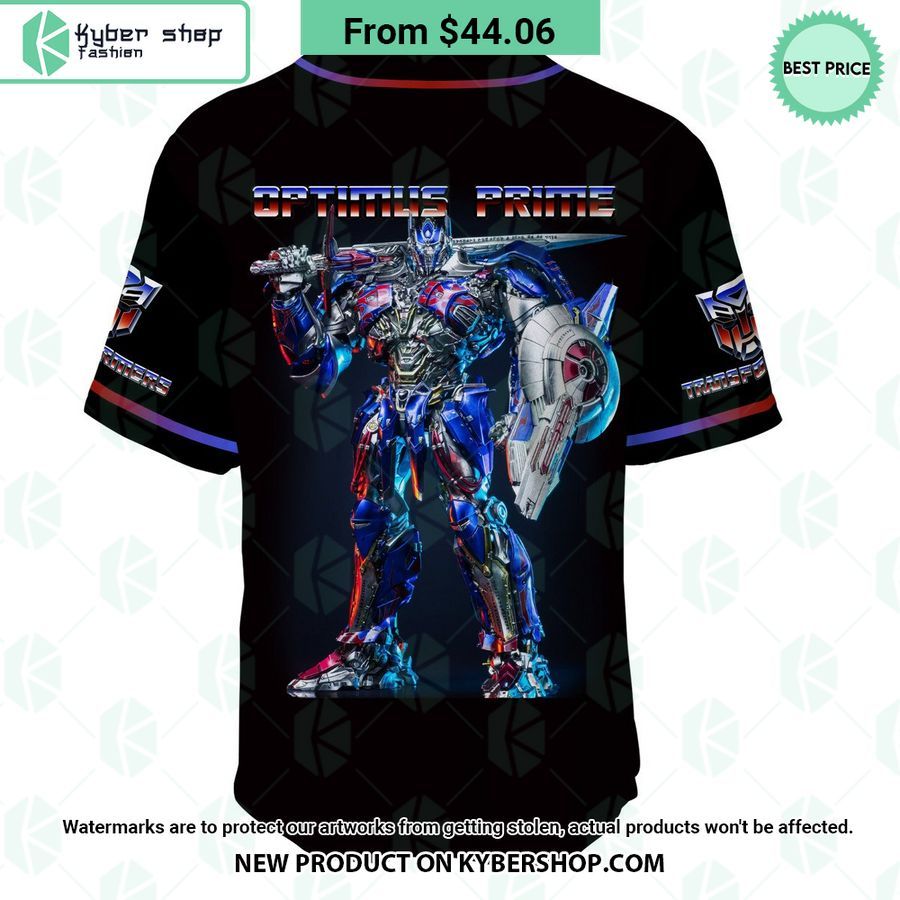 Transformers Optimus Prime CUSTOM Baseball Jersey