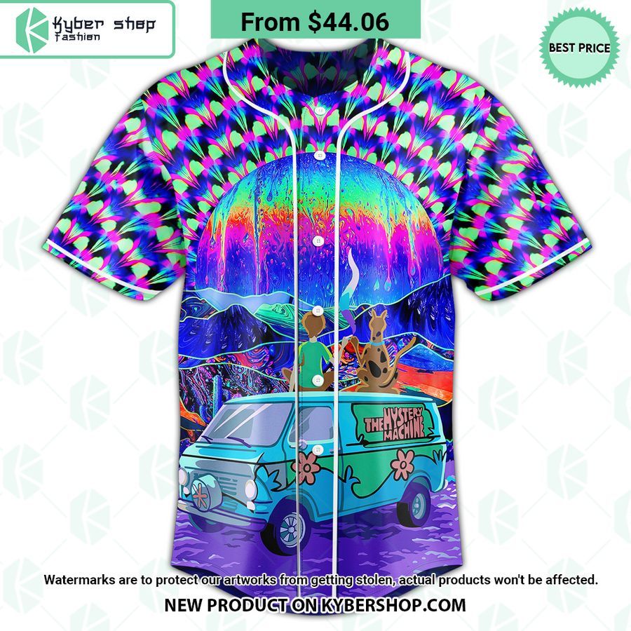 Trippy Scoobie Doo Baseball Jersey