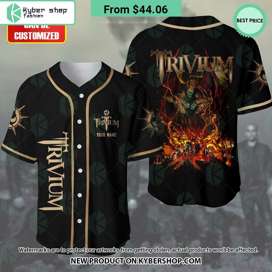 Trivium Band CUSTOM Baseball Jersey