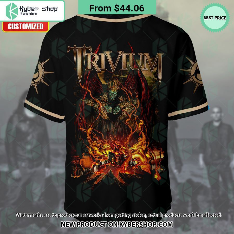 Trivium Band CUSTOM Baseball Jersey