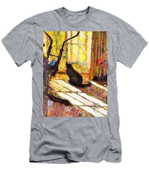 Tuxedo The Cat By French Doors T-Shirt