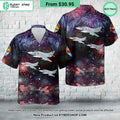 US Navy Douglas A-4 Skyhawk of Attack Squadron 15 VA-15 Hawaiian Shirt